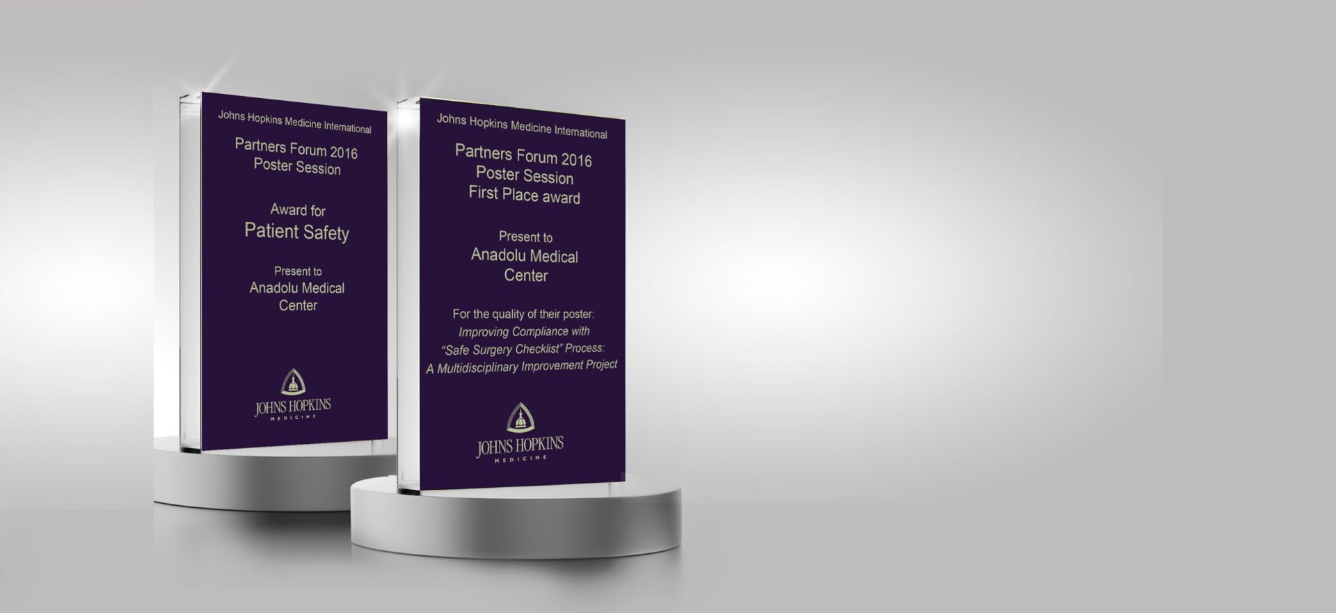 Награда от Джонс Хопкинс МИ | Anadolu Medical Center